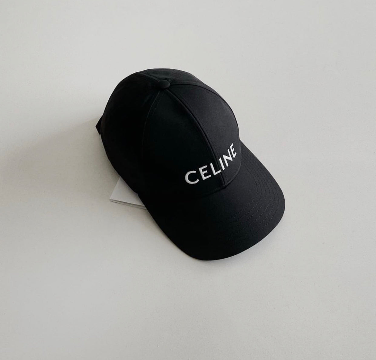 Casquette Visière Céline Noire - Logo - Taille Unique - Neuve
