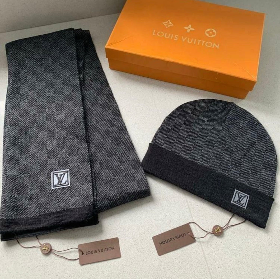 Coffret Bonnet & Écharpe Louis Vuitton
