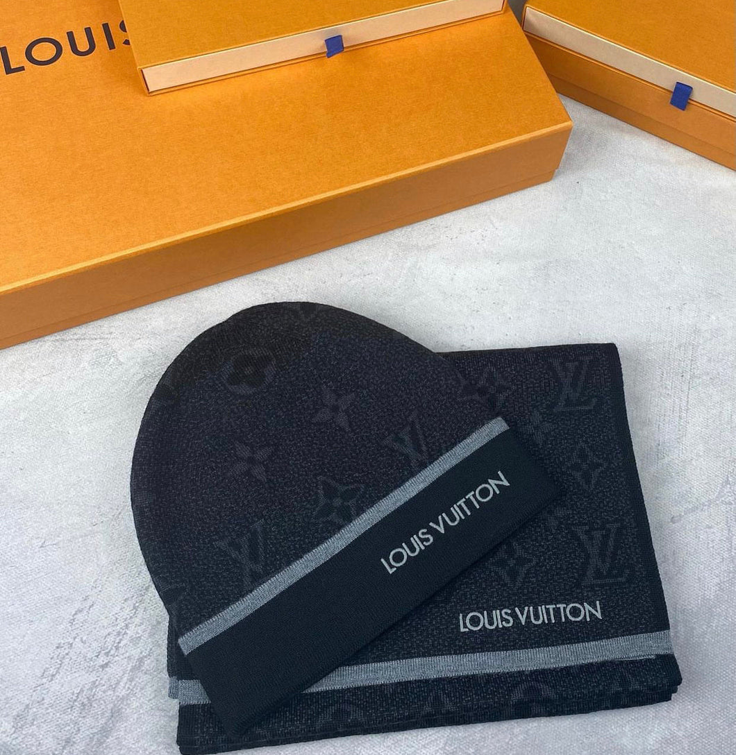 Coffret Bonnet & Écharpe Louis Vuitton