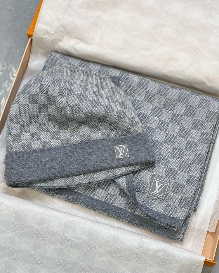 Coffret Bonnet & Écharpe Louis Vuitton